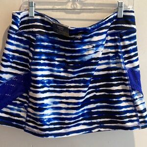 Blue and White Striped Skort.   nwt